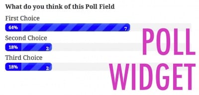 It's mah poll widget, not yers.