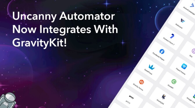 Uncanny Automator now integrates with GravityKit!