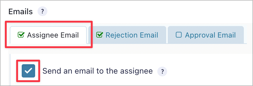 The Assignee email in Gravity Flow