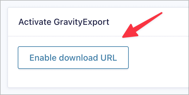 A button labeled 'Enable download URL'